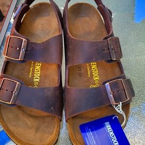 Womens Birkenstock Milano - Brown